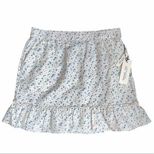 NEW Rachel Zoe Linen Ruffle Skirt